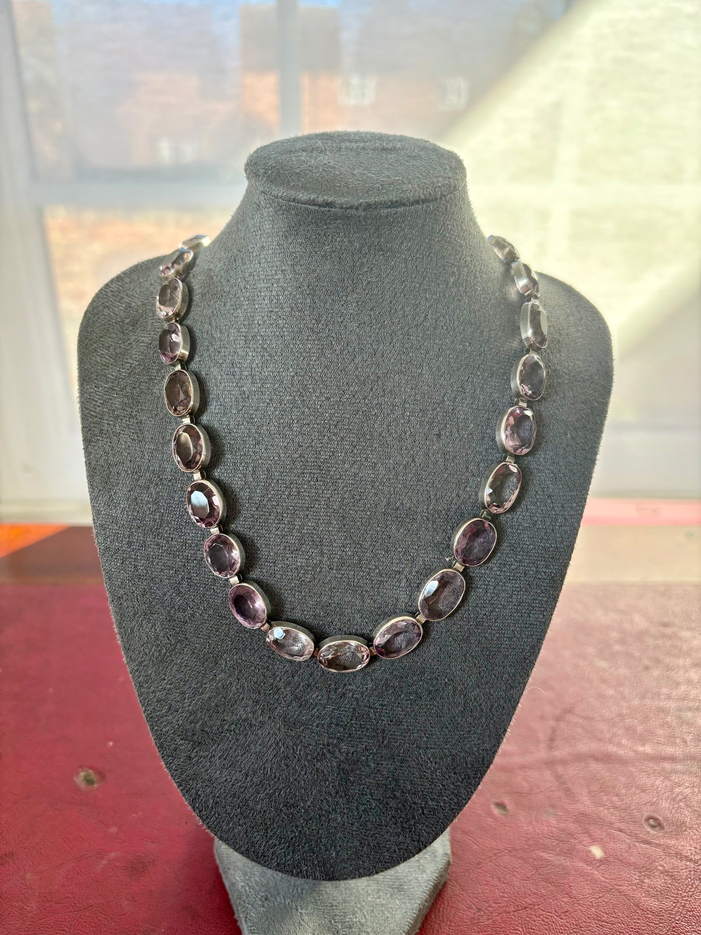 Very Beautiful Late 19th Century Amethyst Necklace