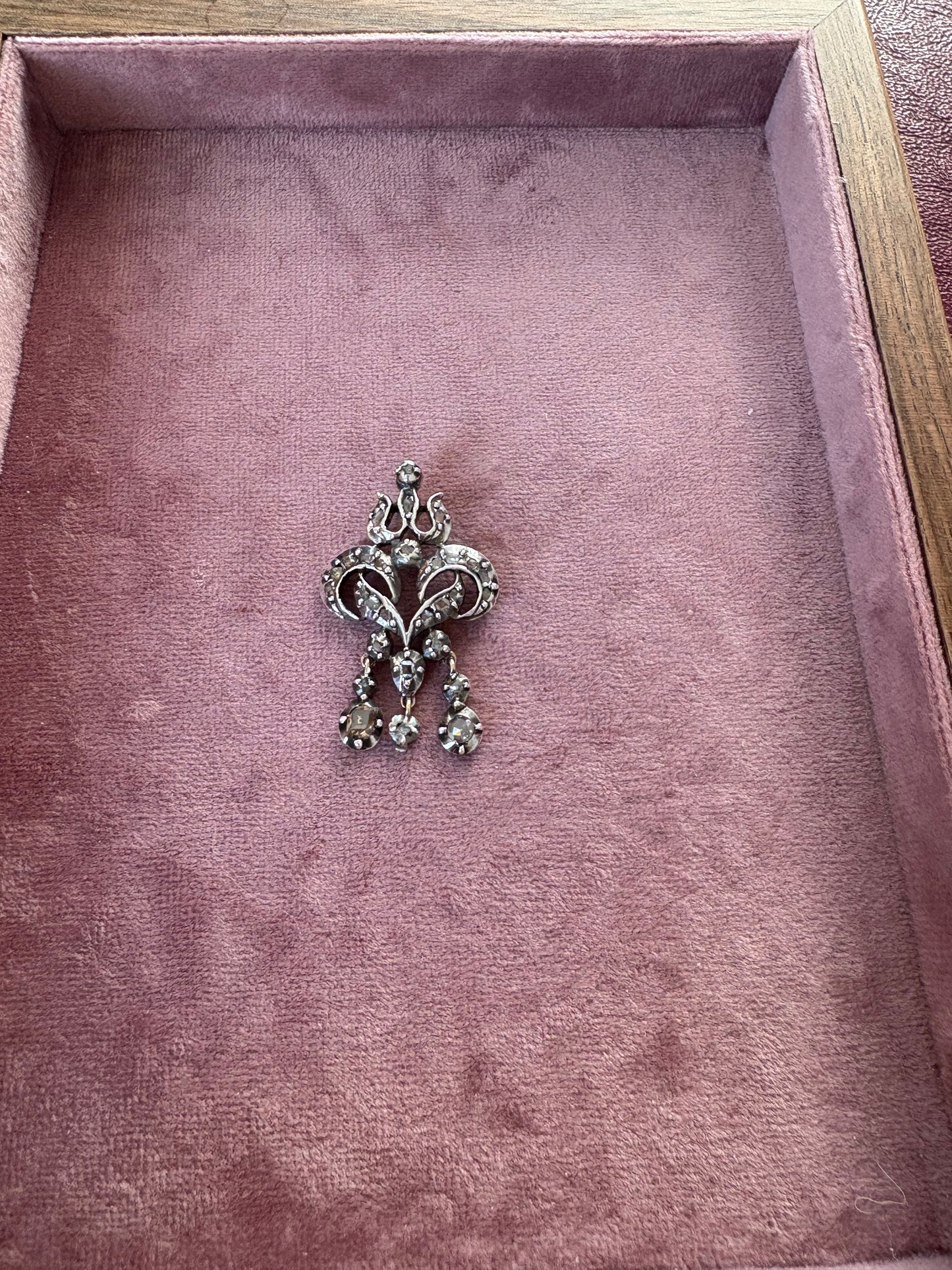 Stunning Late 19th Century Diamond Pendant