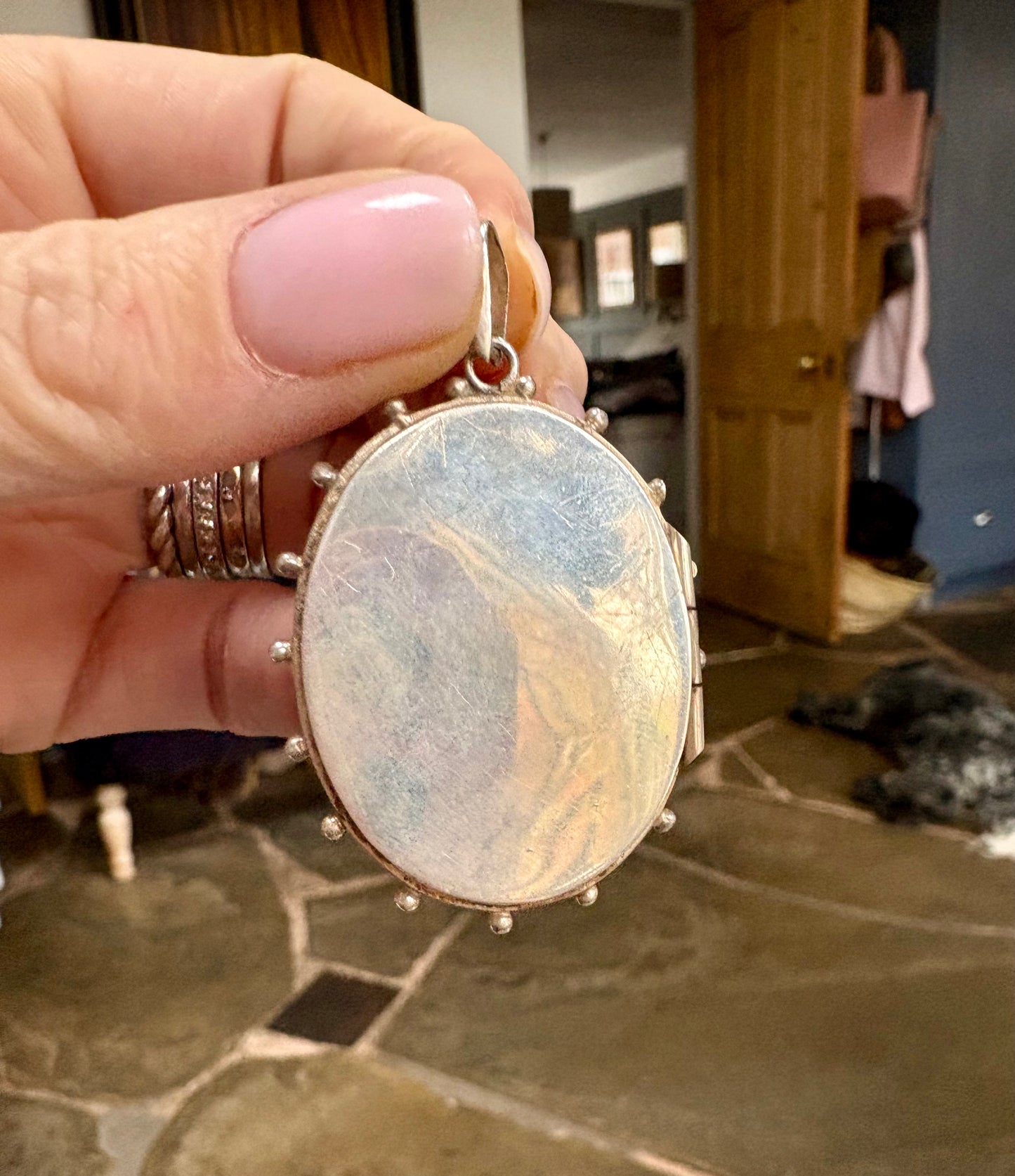 Gorgeous Late 19th Century Silver Locket