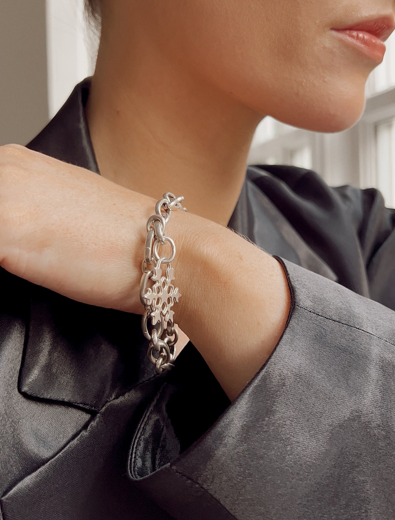 Tiffany & Co. Silver Snowflake Bracelet