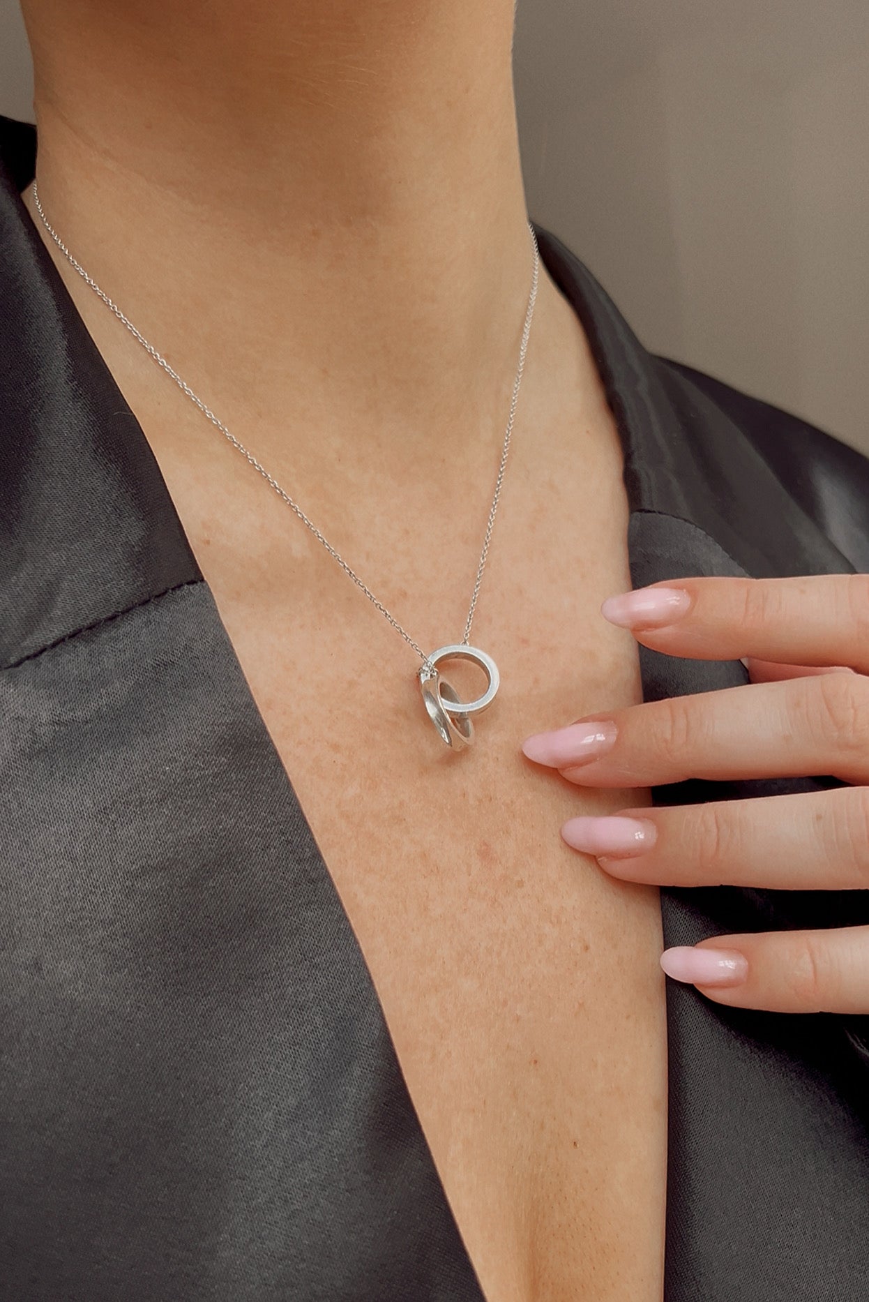 Tiffany & Co. 1837 Interlocking Circles Pendant Necklace