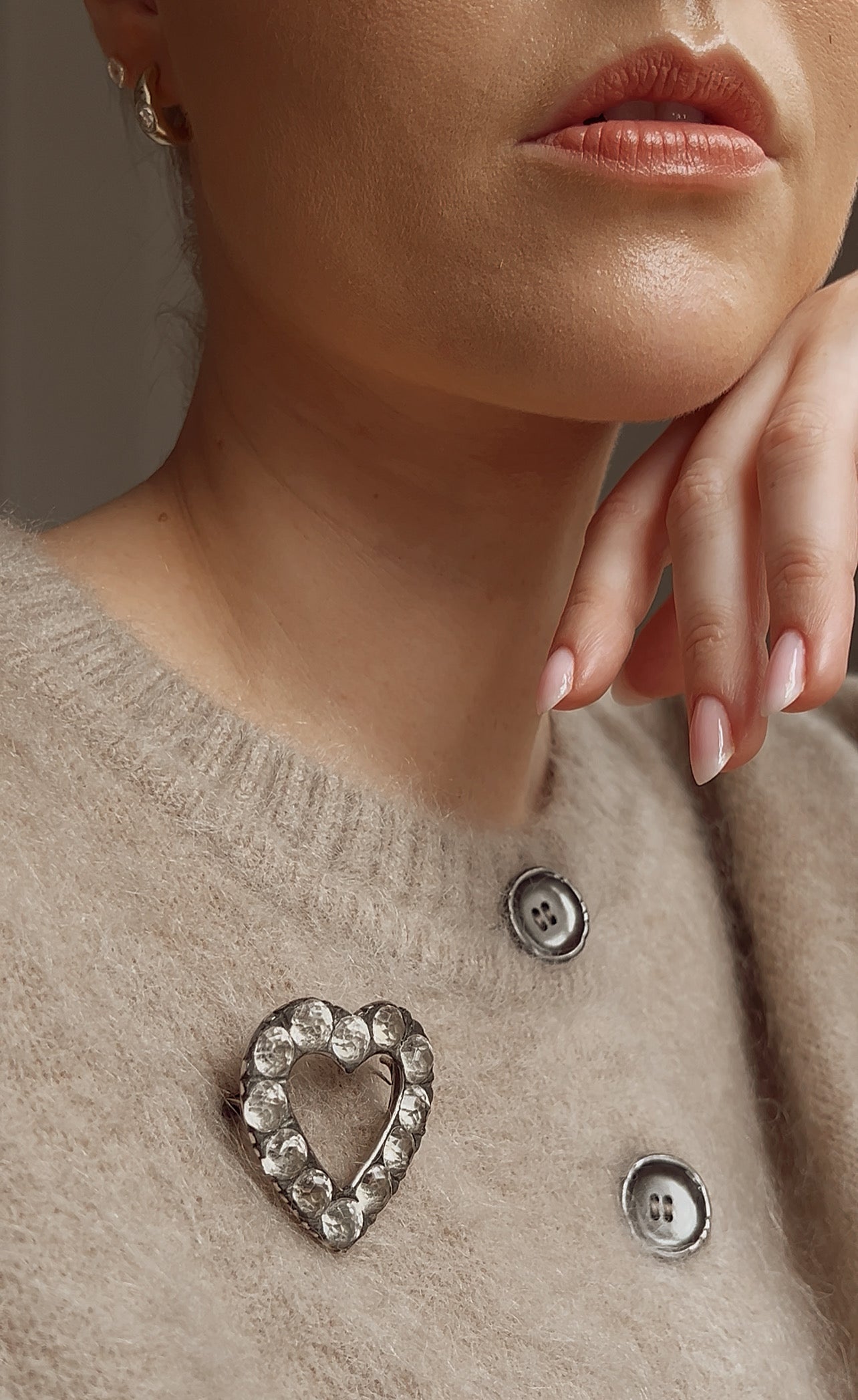 Wonderful Georgian Paste Brooch
