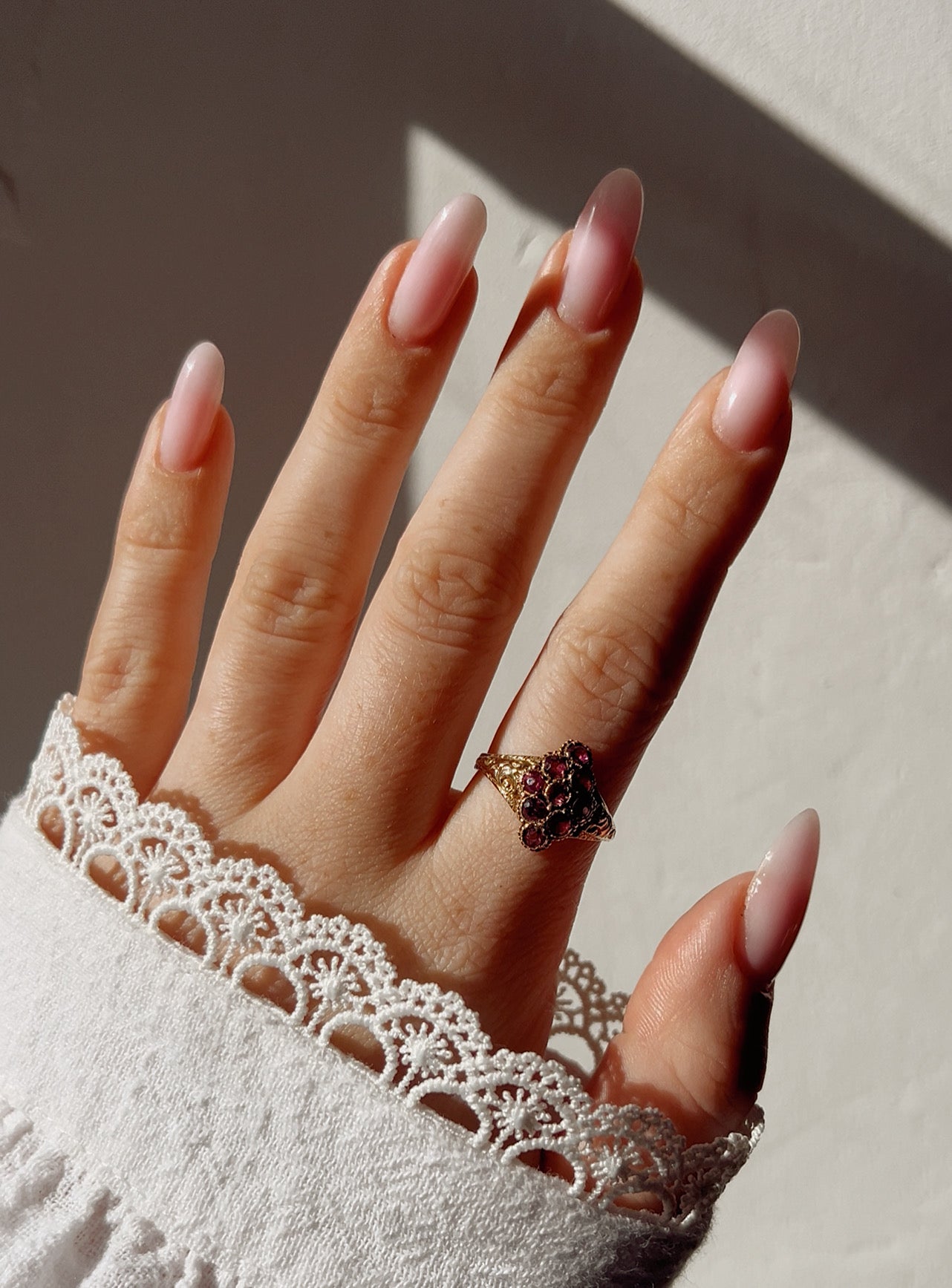 The Most Beautiful Victorian 15ct Gold Garnet Ring