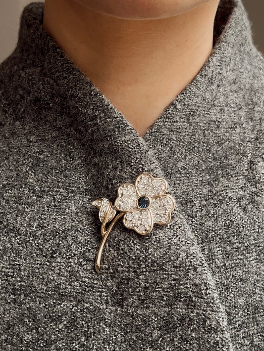 Wonderful Vintage Floral Brooch