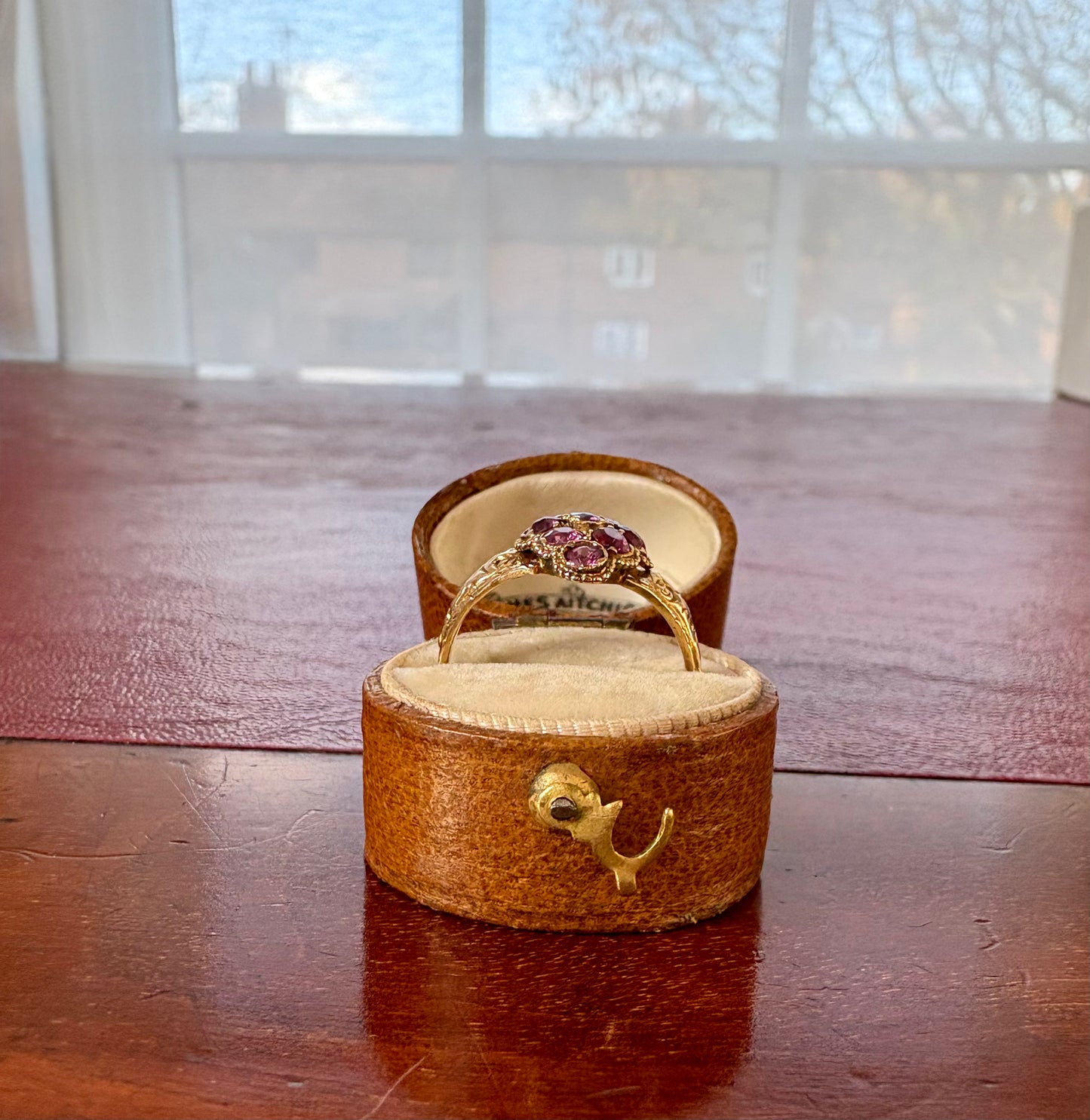The Most Beautiful Victorian 15ct Gold Garnet Ring