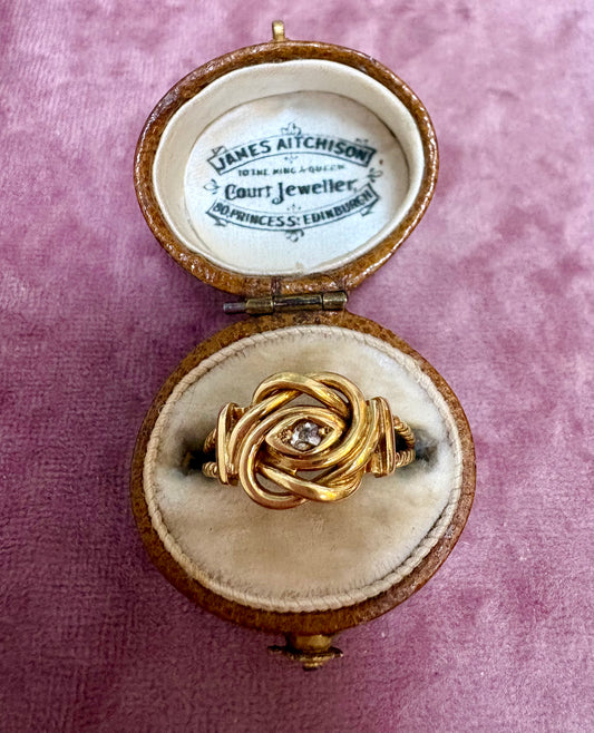 Wonderful Early 20th Century 18ct Gold and Diamond Ring