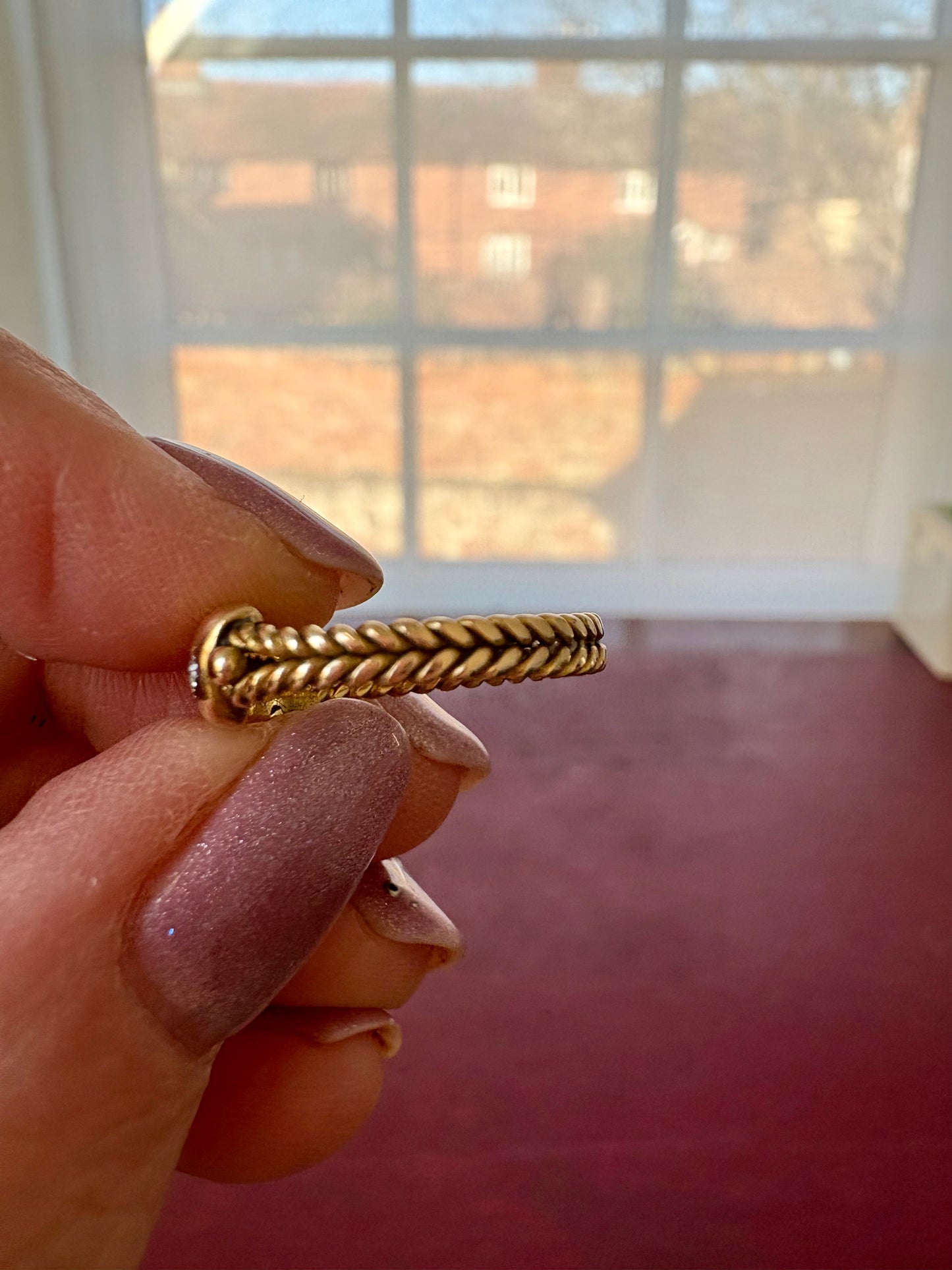 Really Gorgeous and Rare Victorian 18ct Yellow Gold Three Stone Diamond Ring