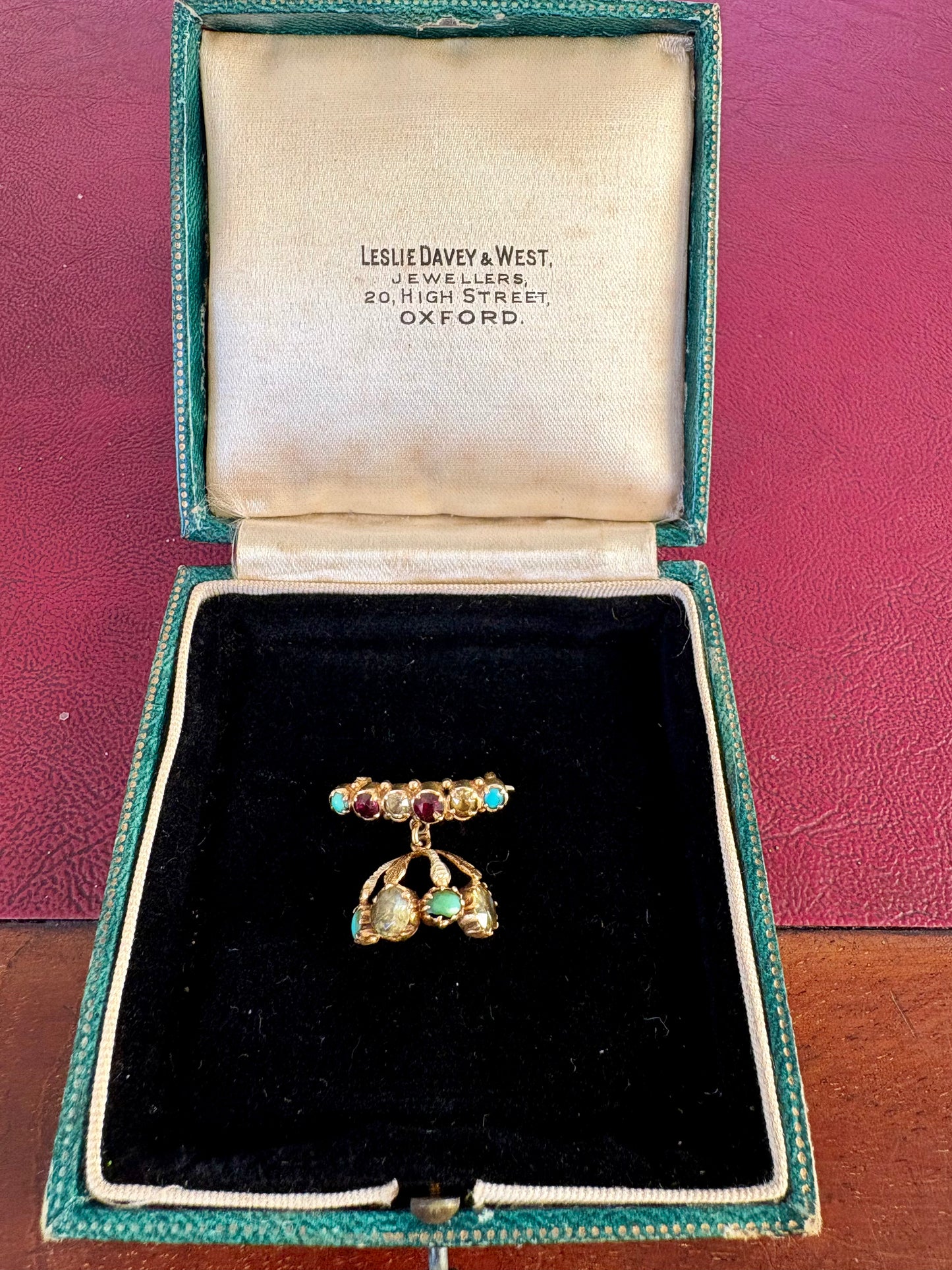 Absolutely Stunning Georgian Gold Gem Brooch