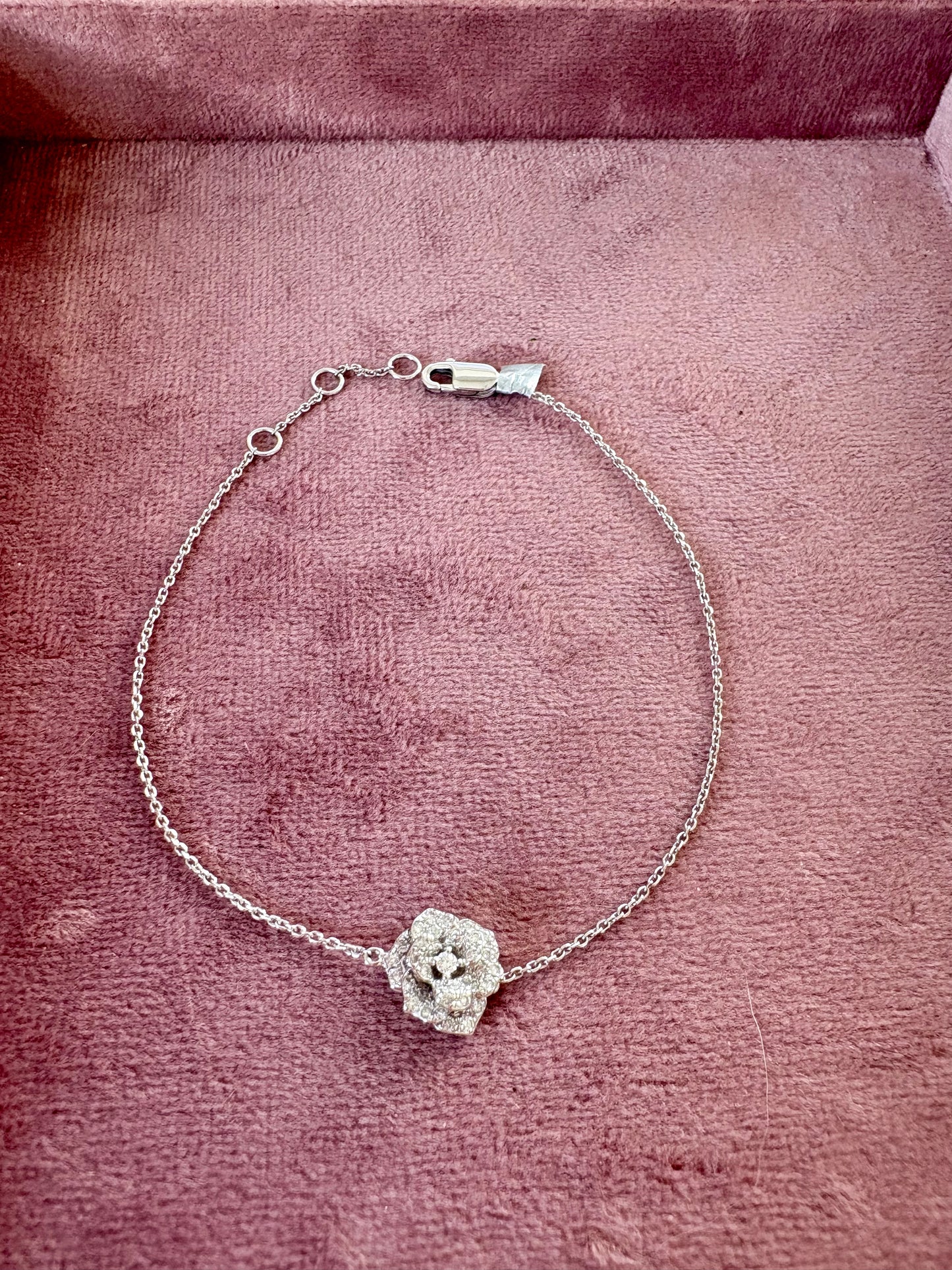 Beautiful Floral Diamond Bracelet