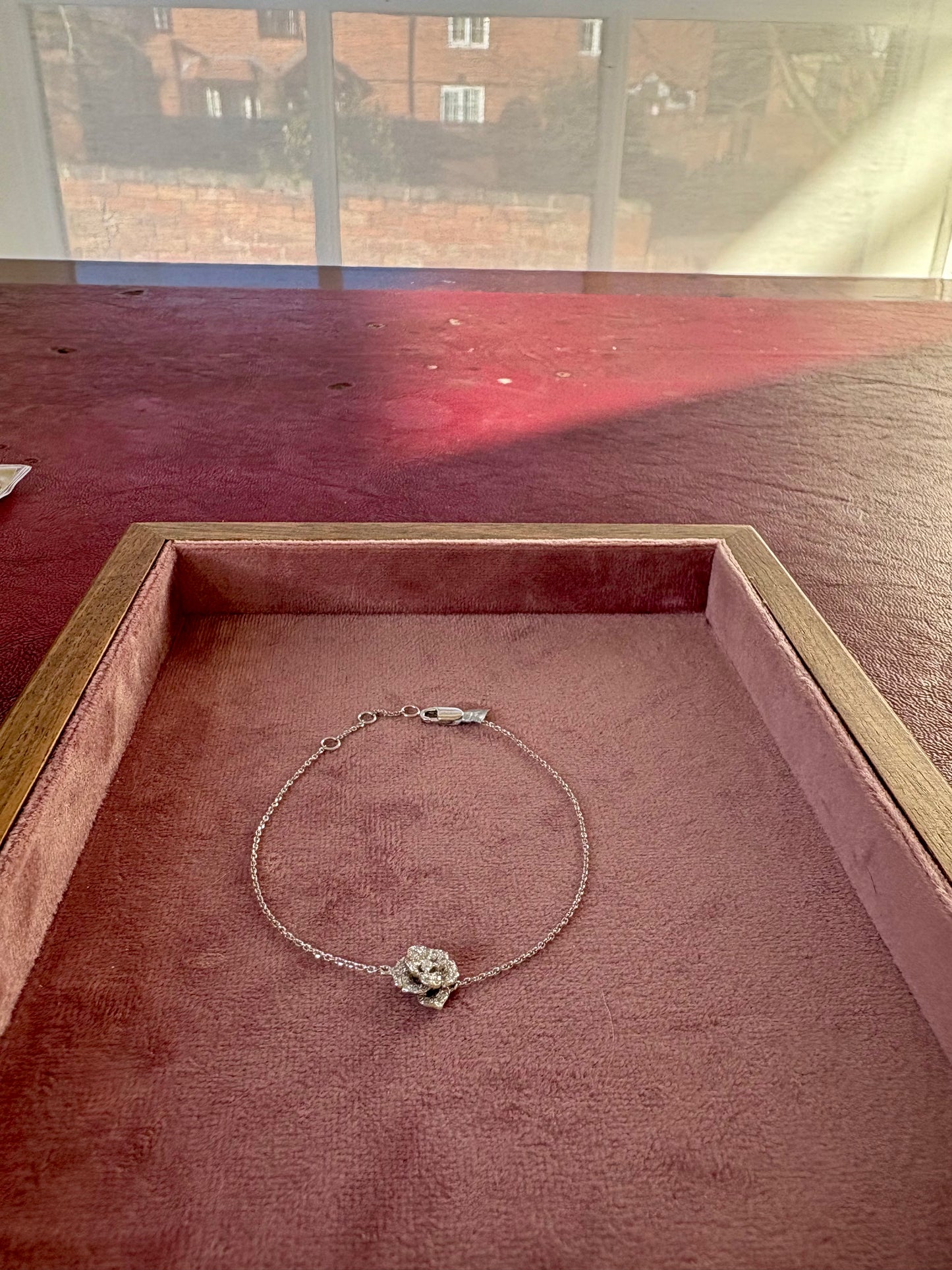 Beautiful Floral Diamond Bracelet