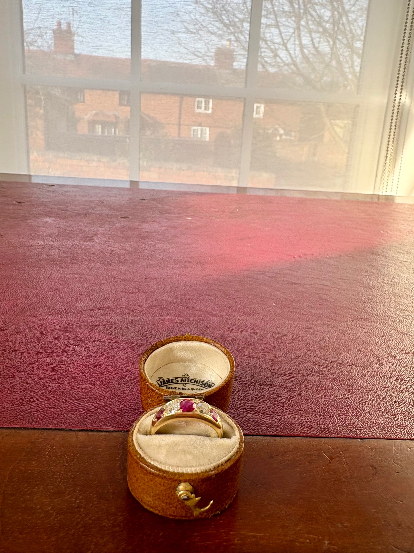 A Breathtakingly Beautiful Late 19th Century Ruby and Diamond Ring