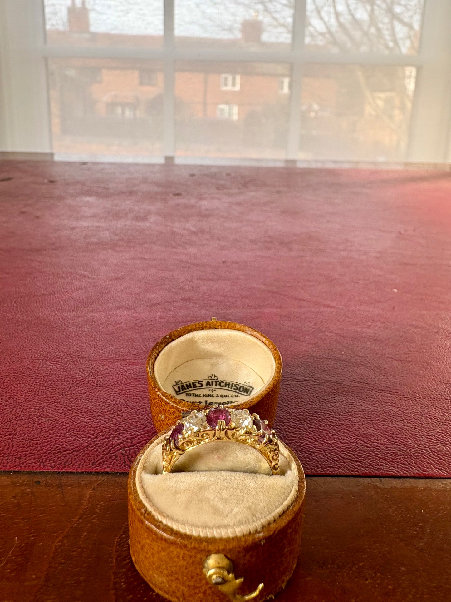 Wonderful Victorian 18ct Gold, Ruby and Diamond Ring