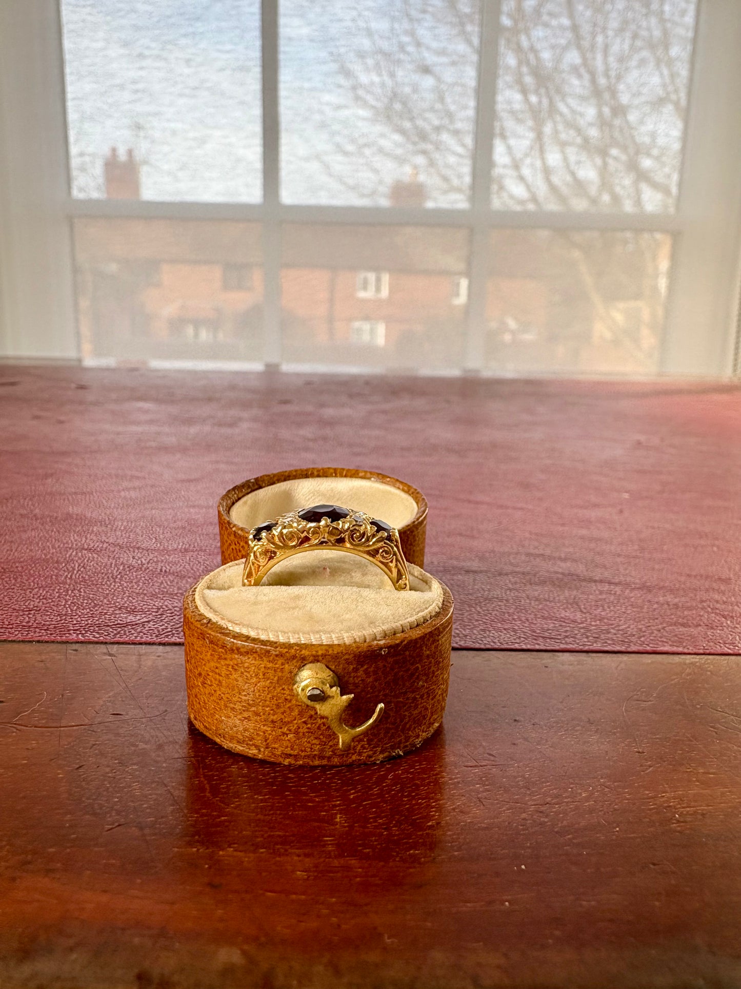 The Most Beautiful 20th Century 18ct Gold, Pink Tourmaline and Diamond Ring