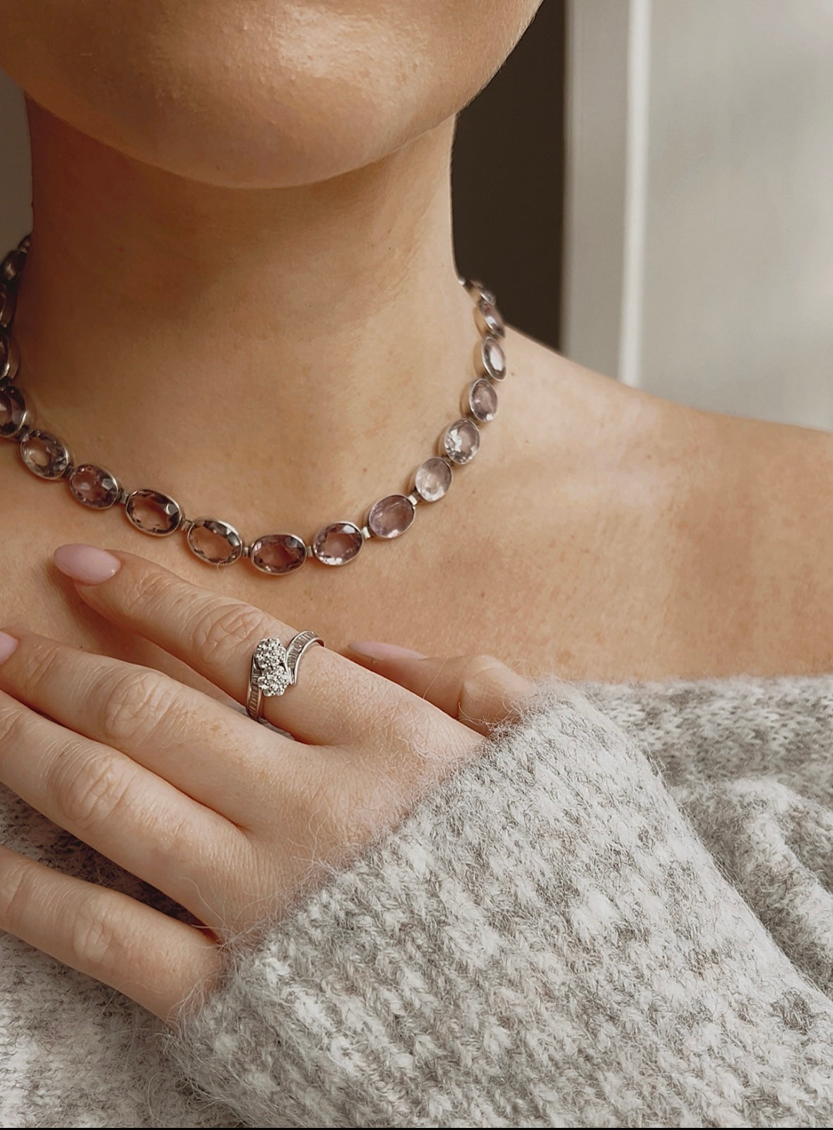 Very Beautiful Late 19th Century Amethyst Necklace