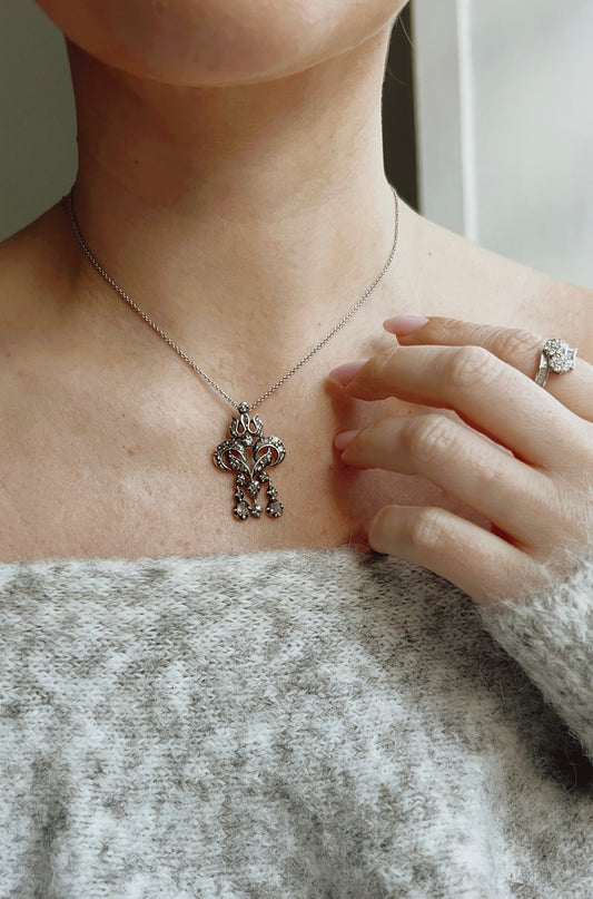 Stunning Late 19th Century Diamond Pendant