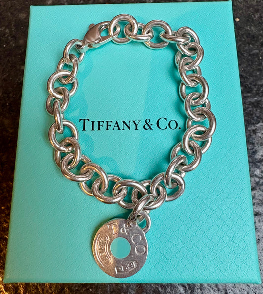 Wonderful Tiffany & Co. Tiffany Blue Buoy Charm and Bracelet