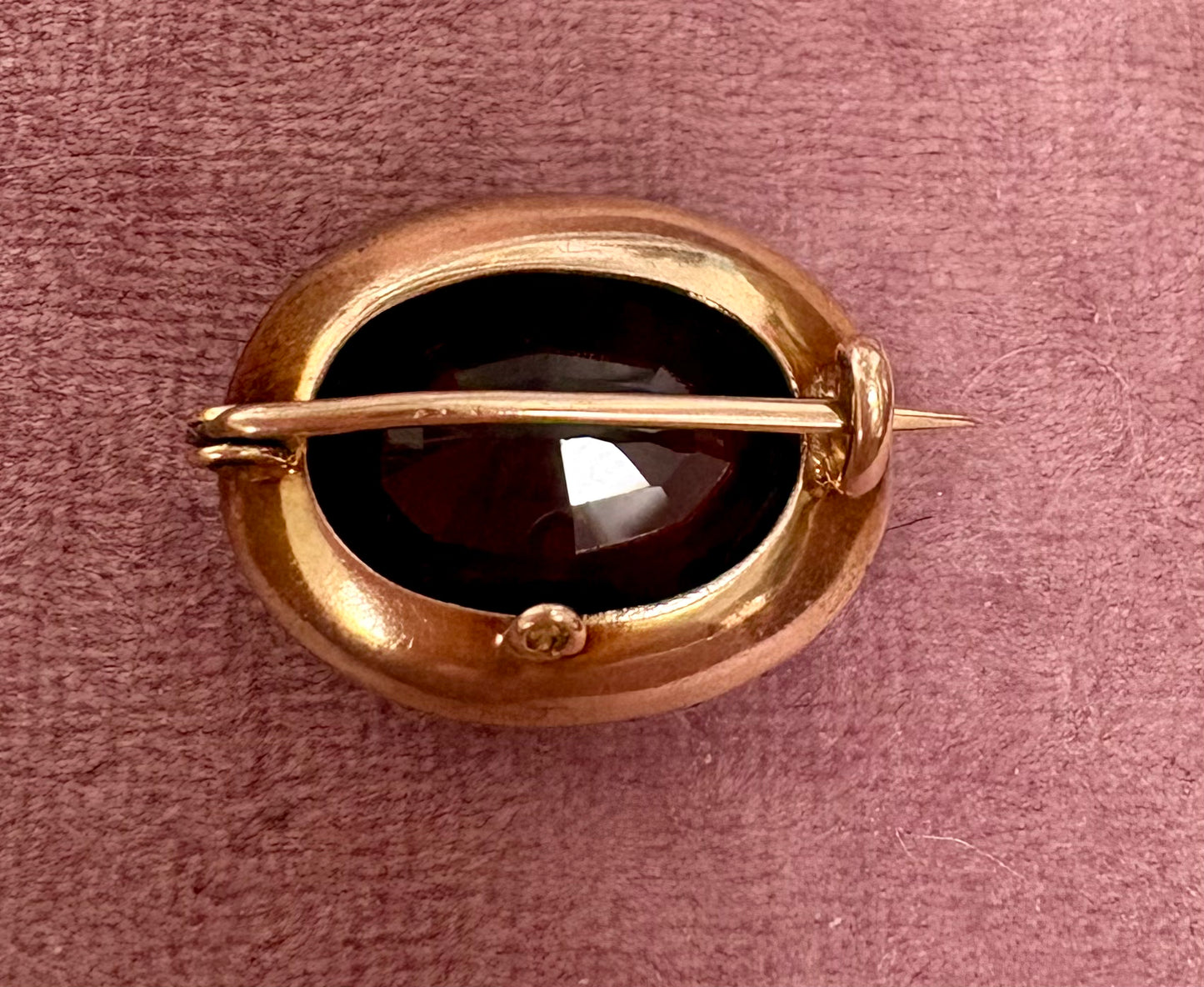 Gorgeous Early 20th Century Garnet and Split Pearl Brooch