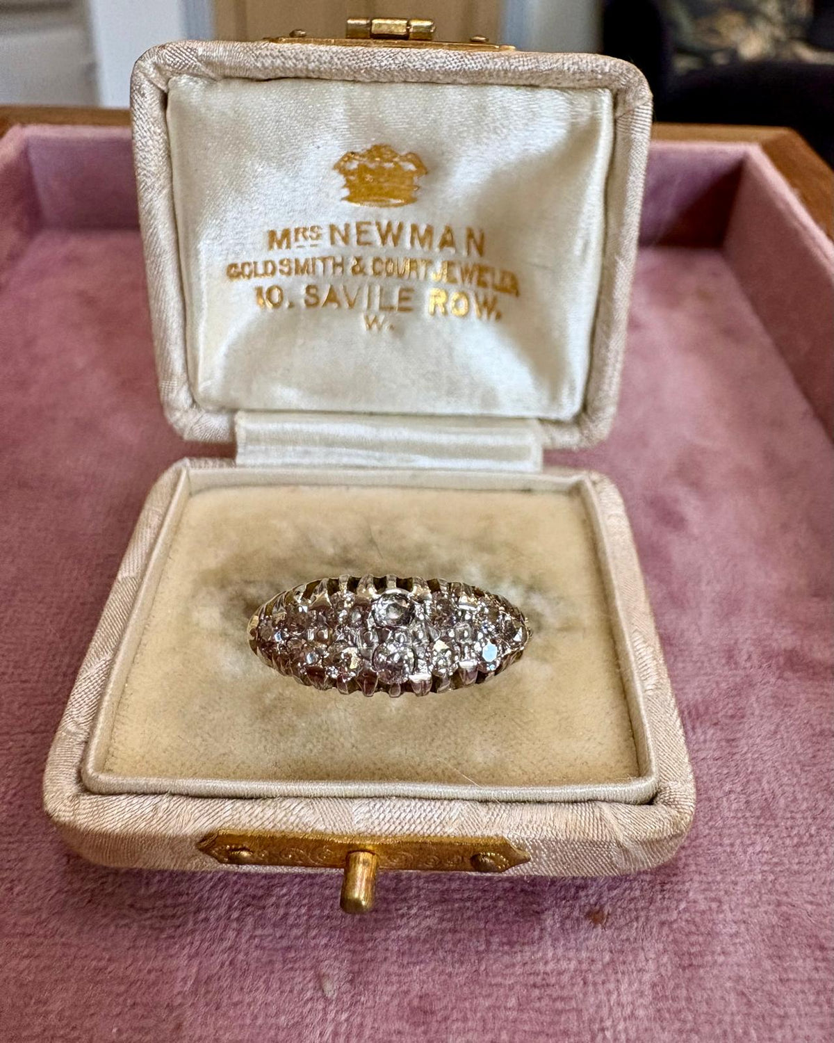 Early 20th Century Diamond Cluster Ring