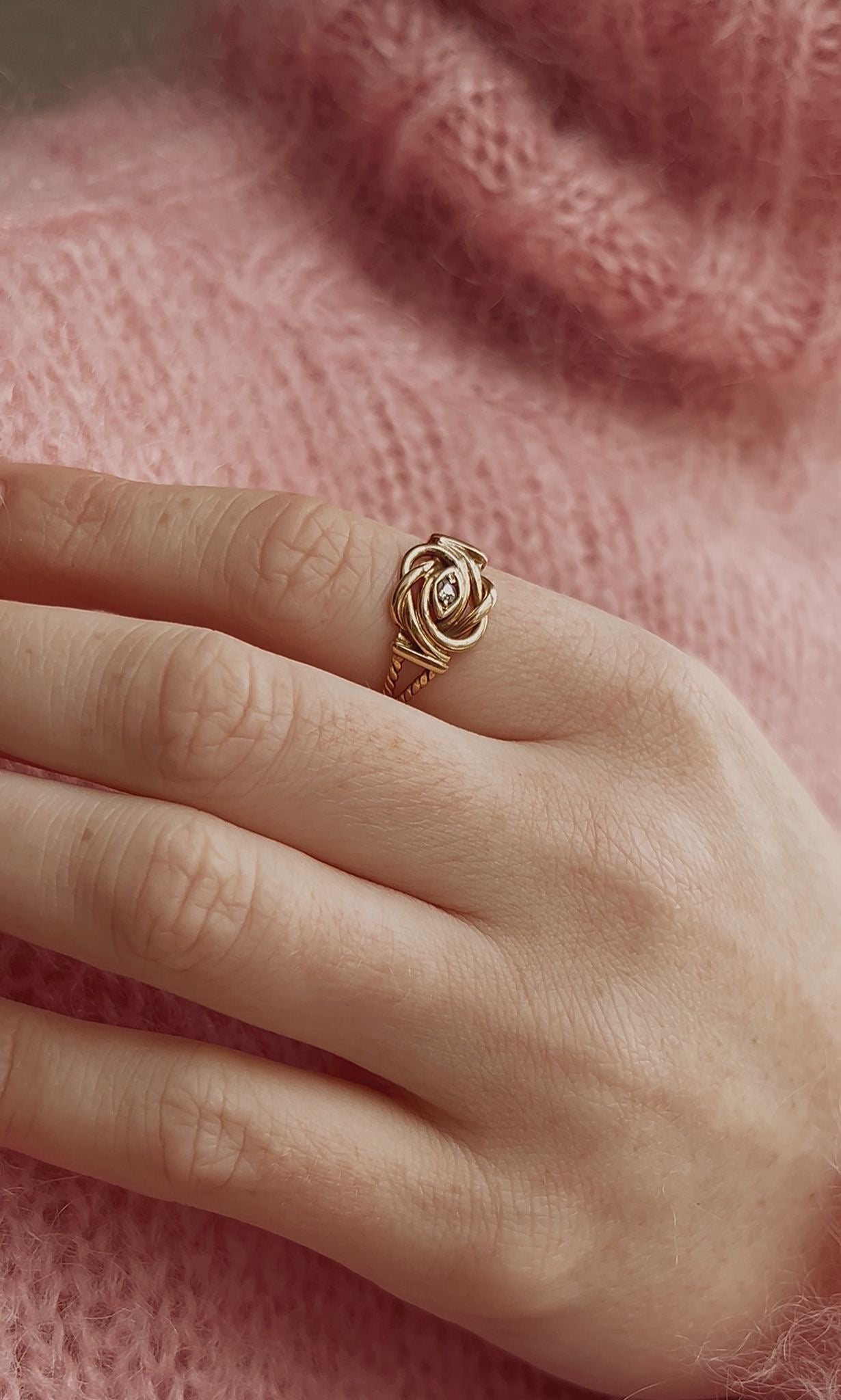Wonderful Early 20th Century 18ct Gold and Diamond Ring