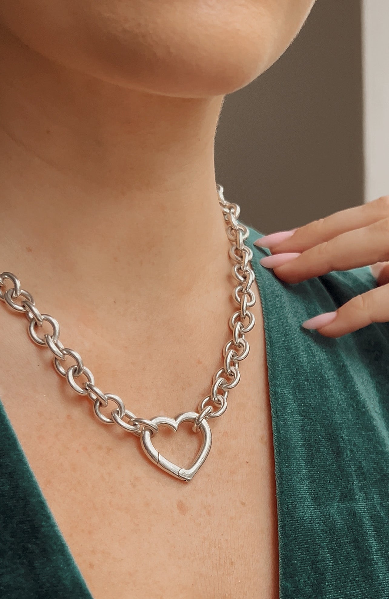 Tiffany & Co. Silver Heart Necklace