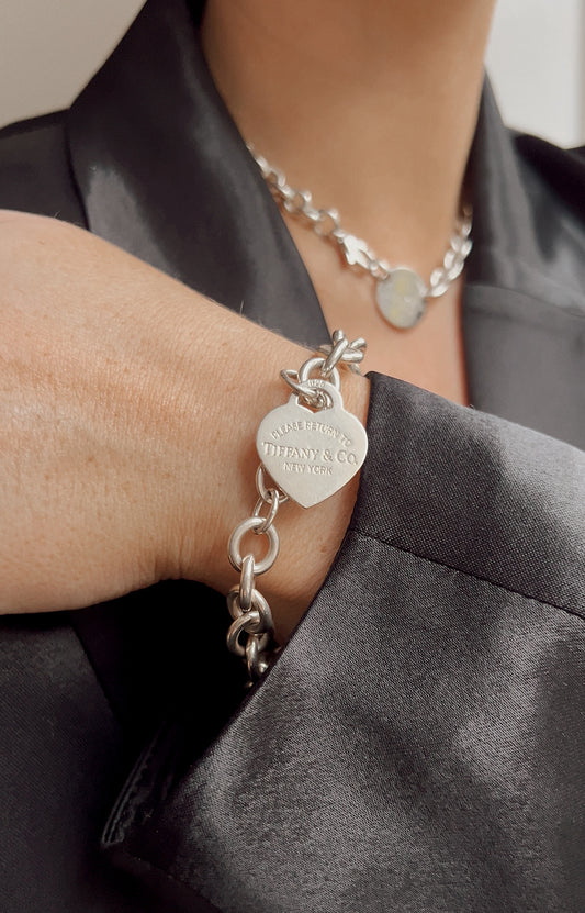 Tiffany & Co. Heart Tag Silver Bracelet