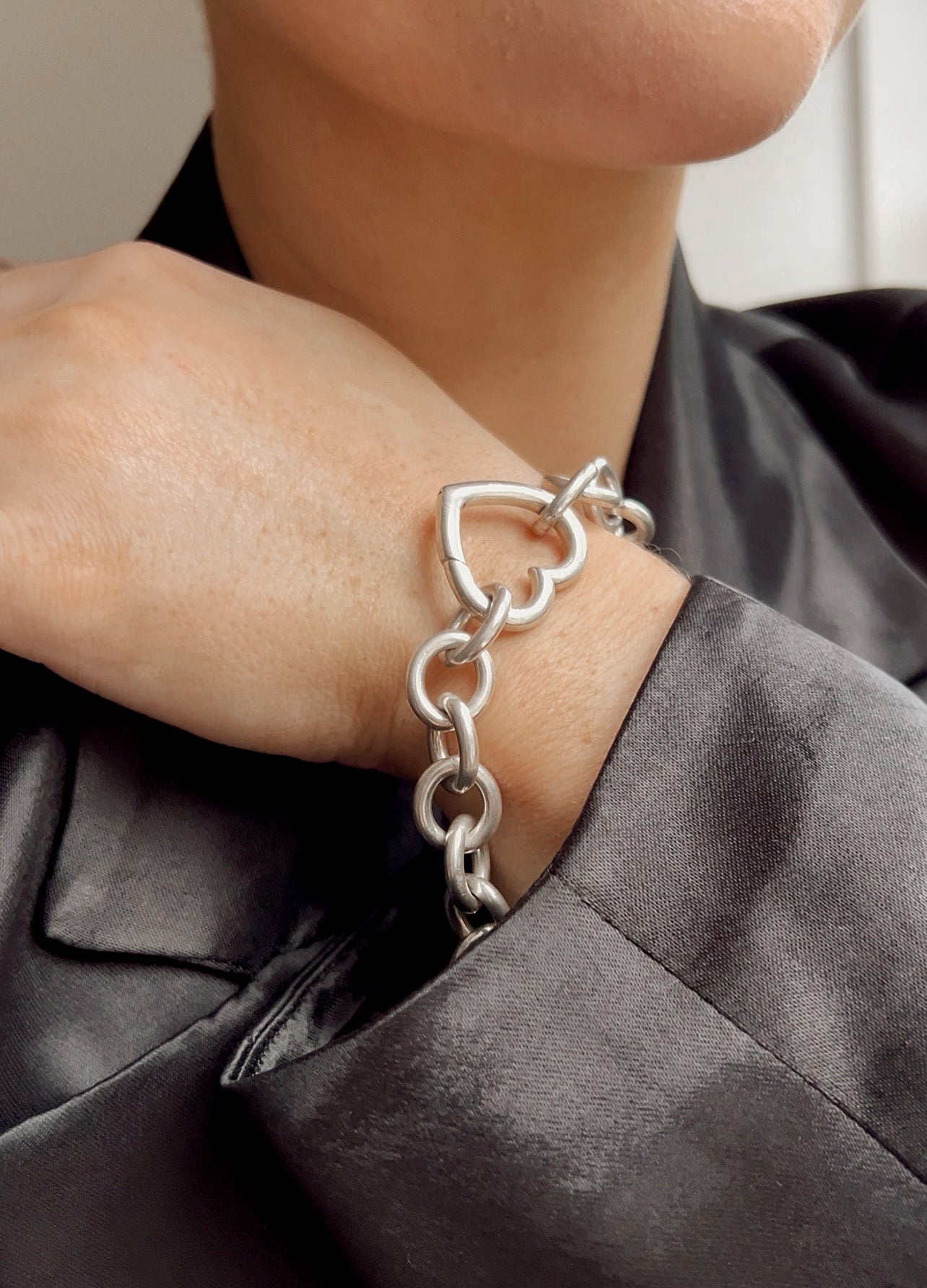 Tiffany & Co. Open Heart Bracelet