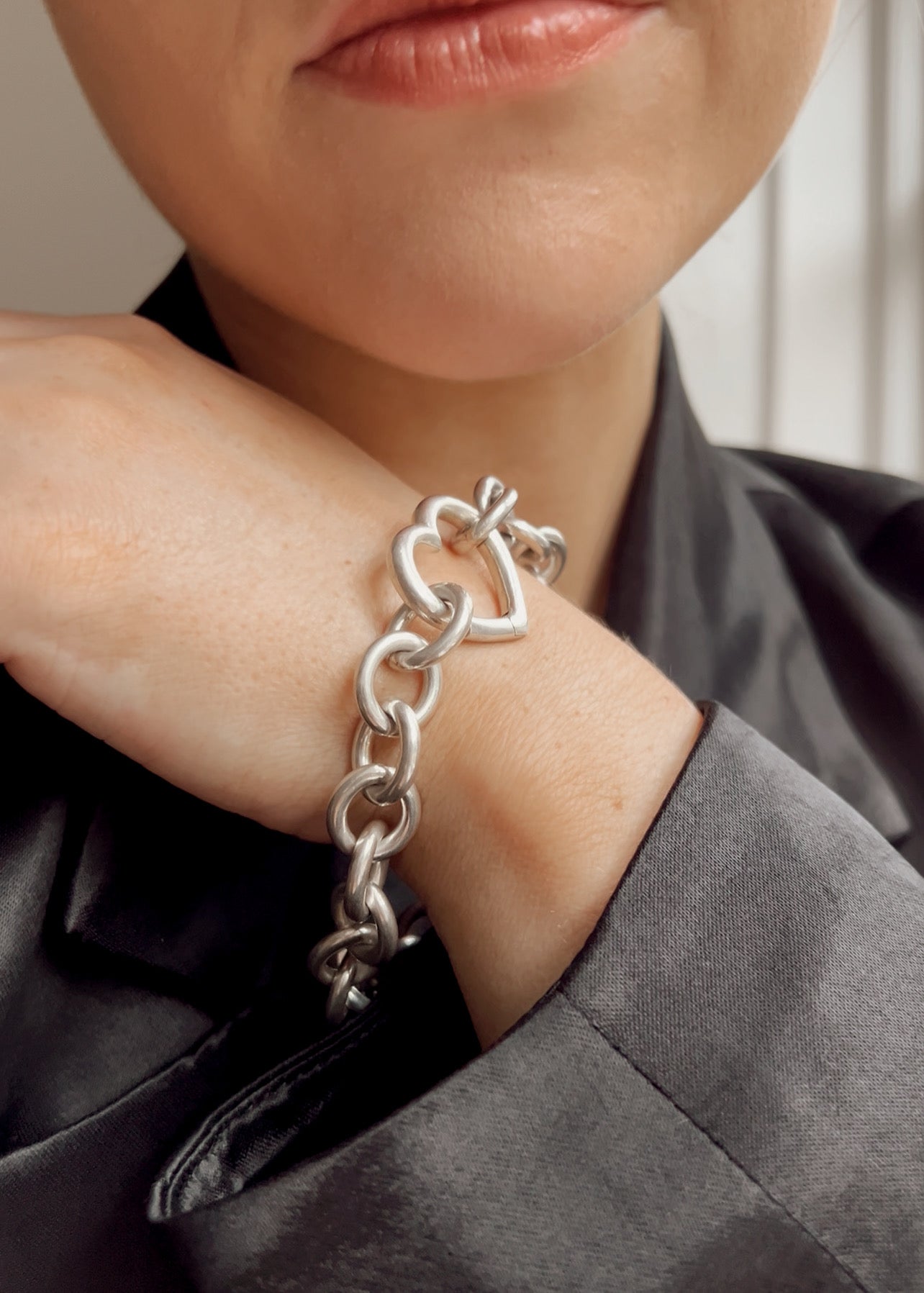 Tiffany & Co. Open Heart Bracelet