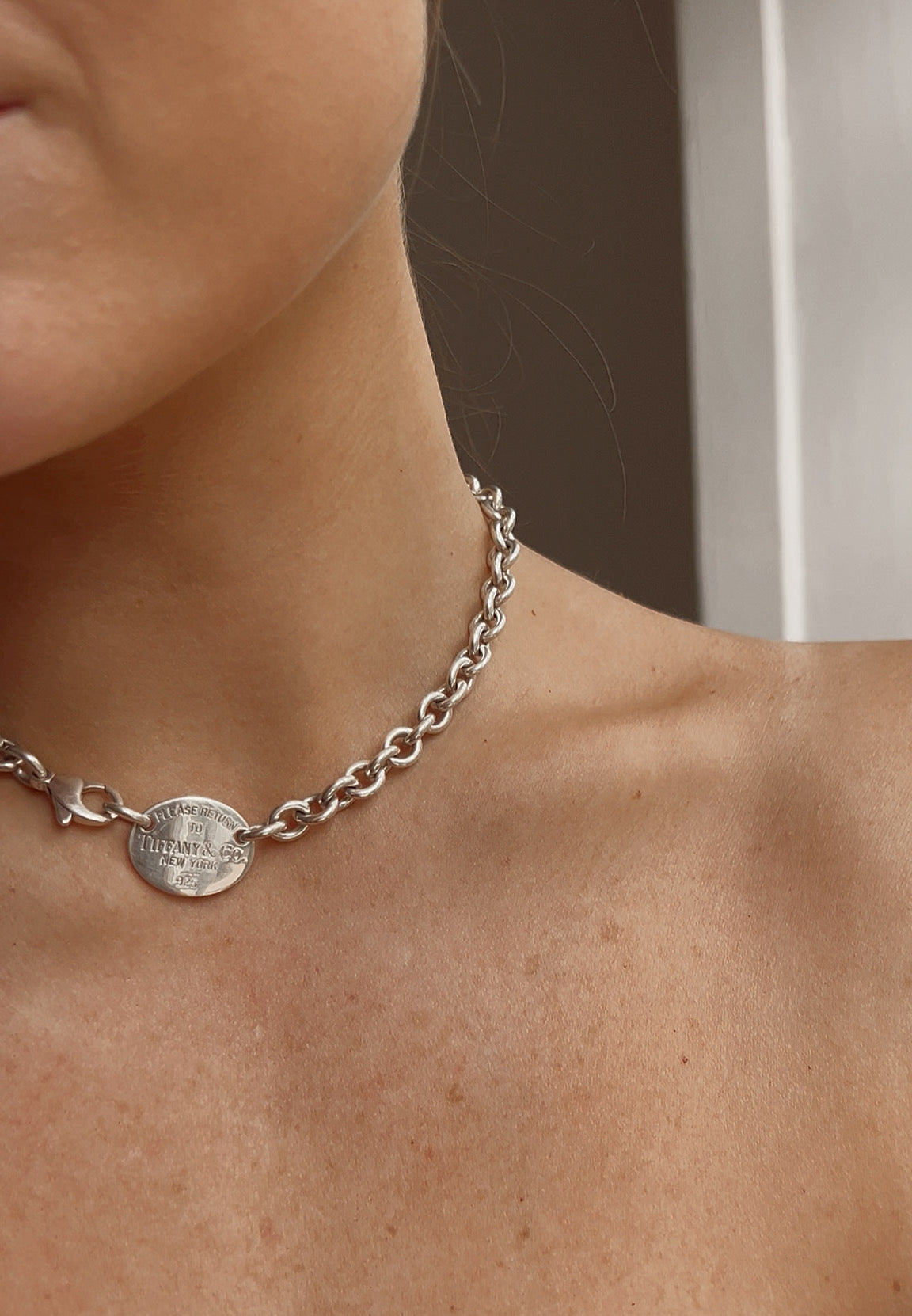 Tiffany & Co. Silver "Return to Tiffany" Necklace