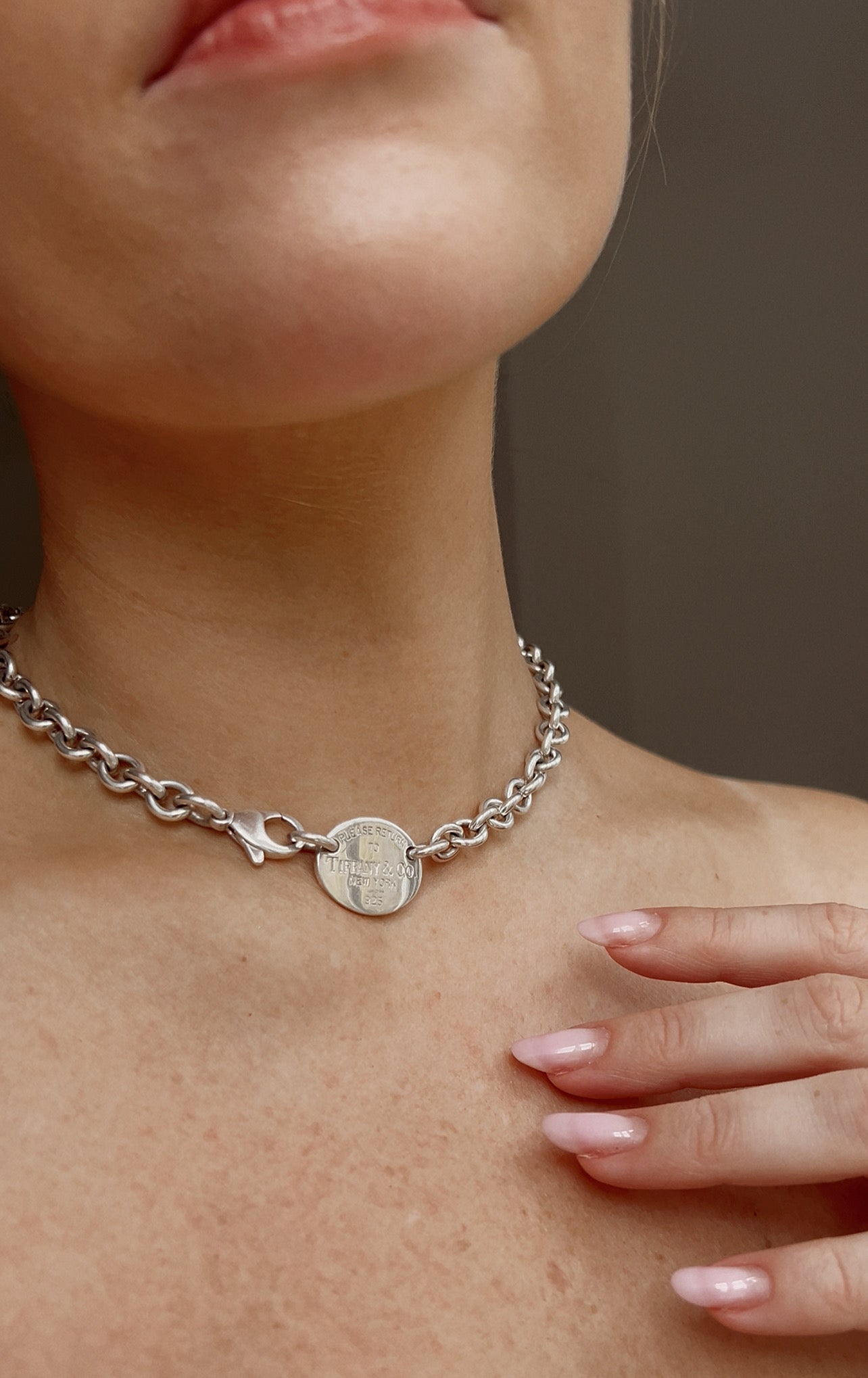 Tiffany & Co. Silver "Return to Tiffany" Necklace