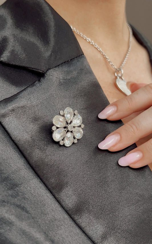 Stunning Early 20th Century Paste Brooch