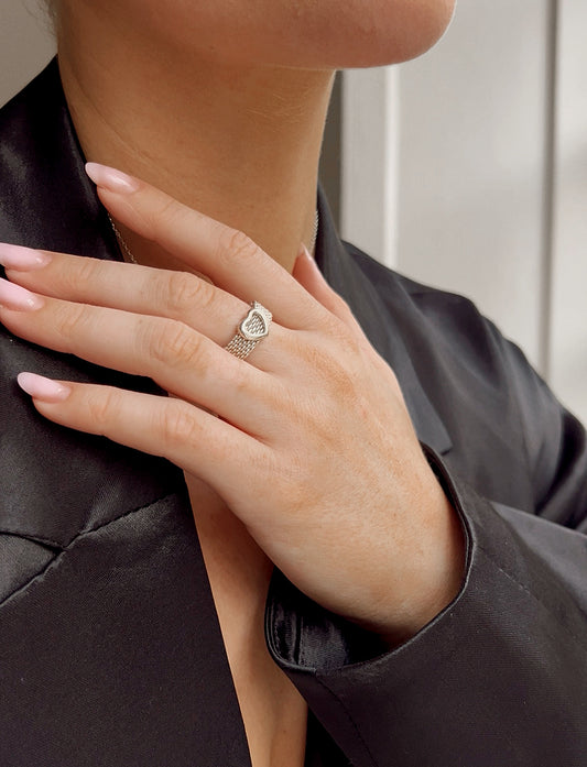 Vintage Tiffany & Co. Somerset Mesh Ring