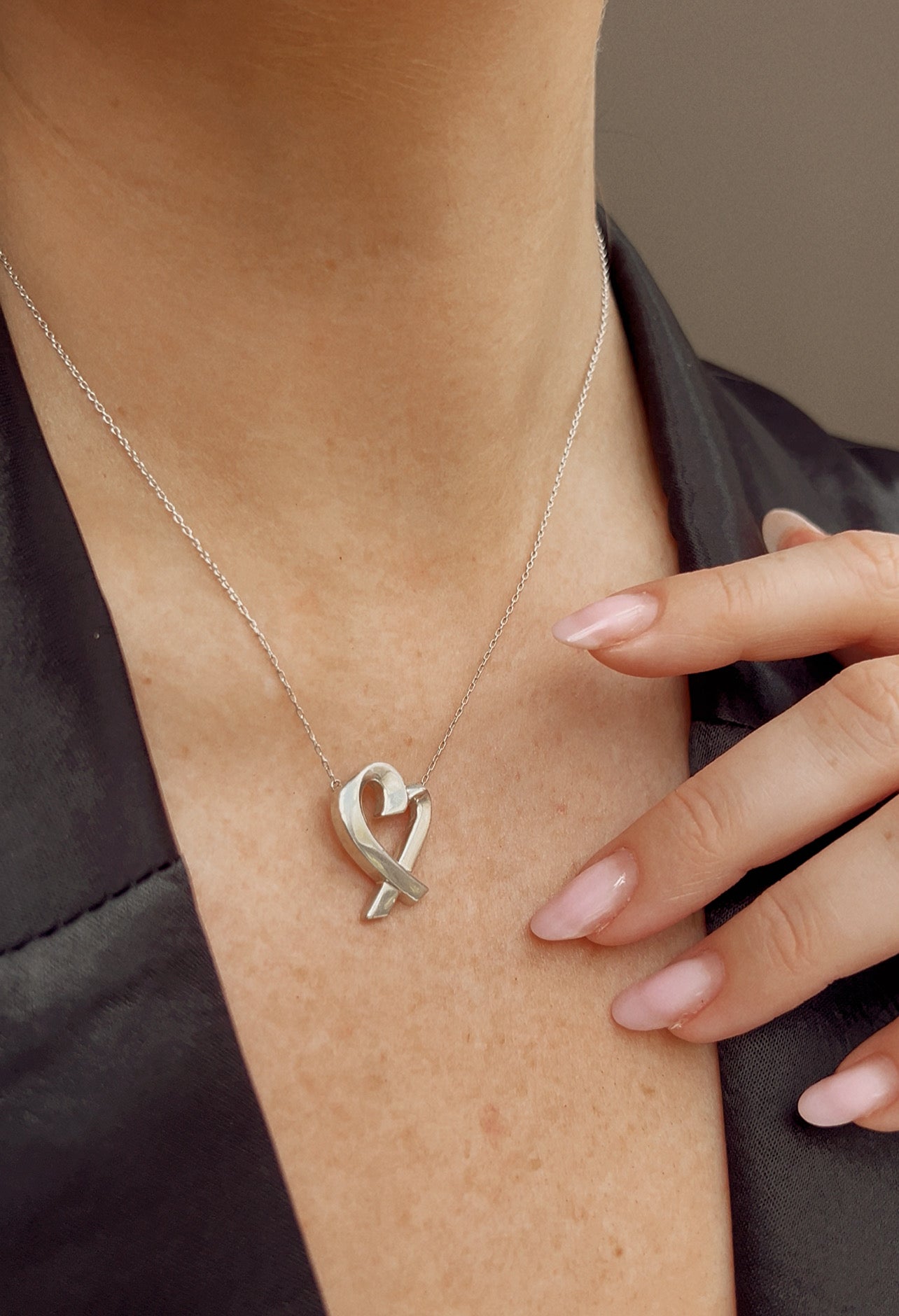 Tiffany & Co. Paloma Picasso Loving Heart Pendant Necklace