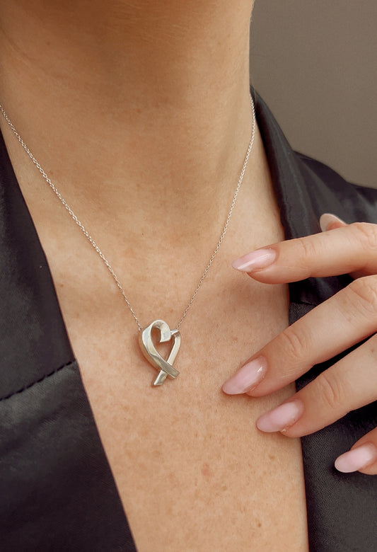 Tiffany & Co. Paloma Picasso Loving Heart Pendant Necklace