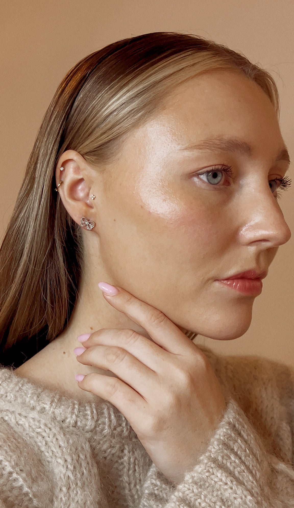 The Sweetest Vintage Diamond Bow Earrings