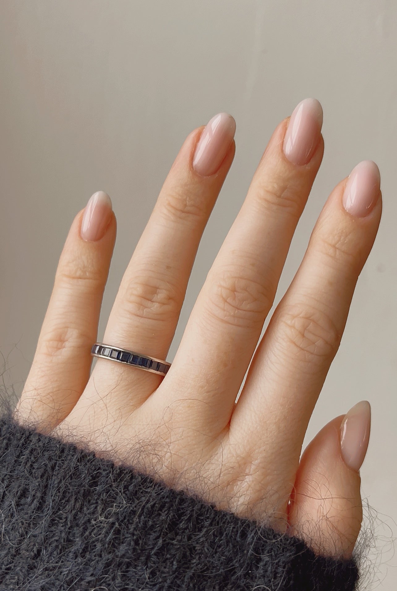 Gorgeous Mid 20th Century Blue Sapphire Full Eternity Ring