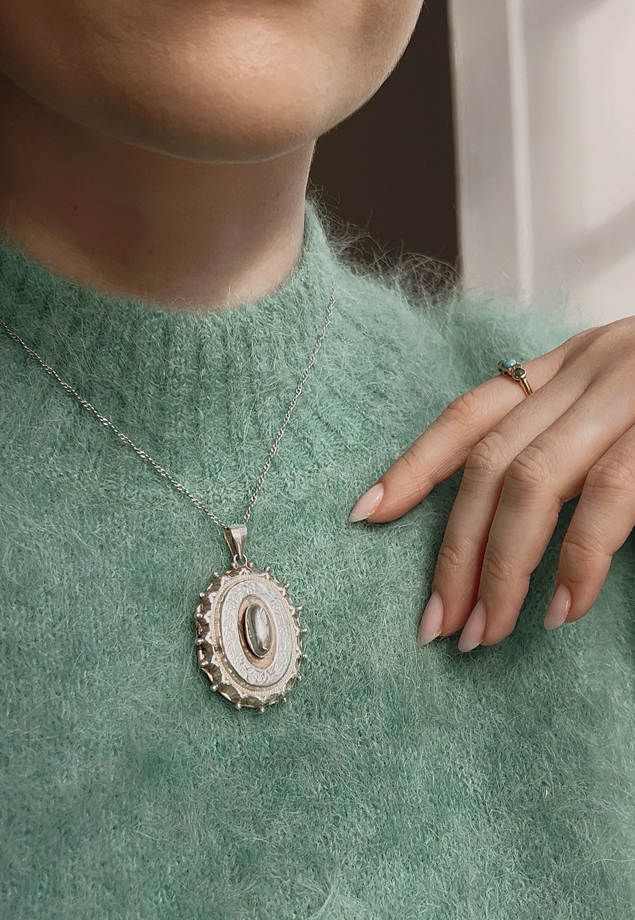 Gorgeous Late 19th Century Silver Locket